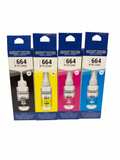 Pack X4 Tinta Alternativa Para Epson 664 Premium