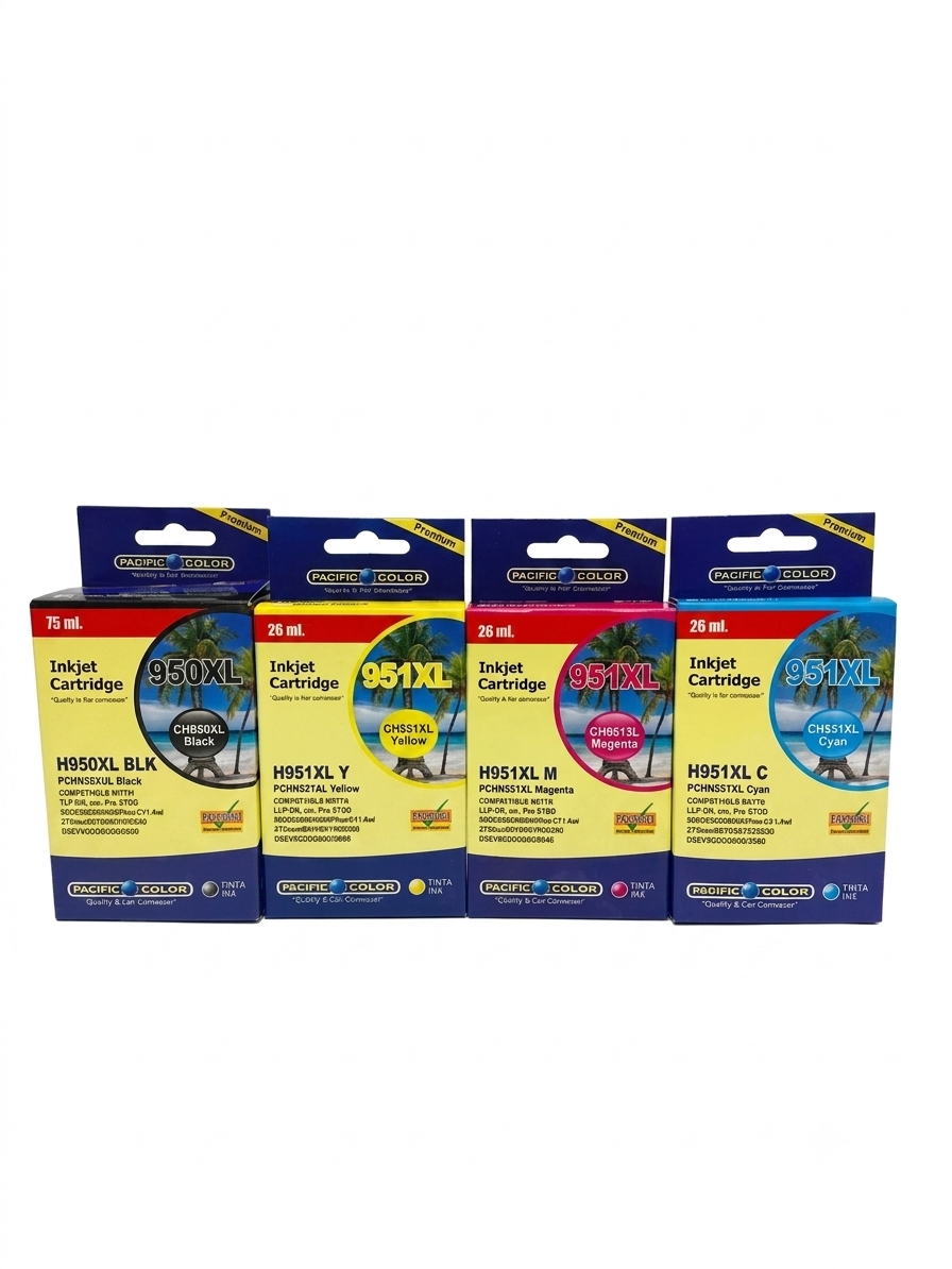 Pack De X4  Cartuchos Alternativos  para HP 951XL