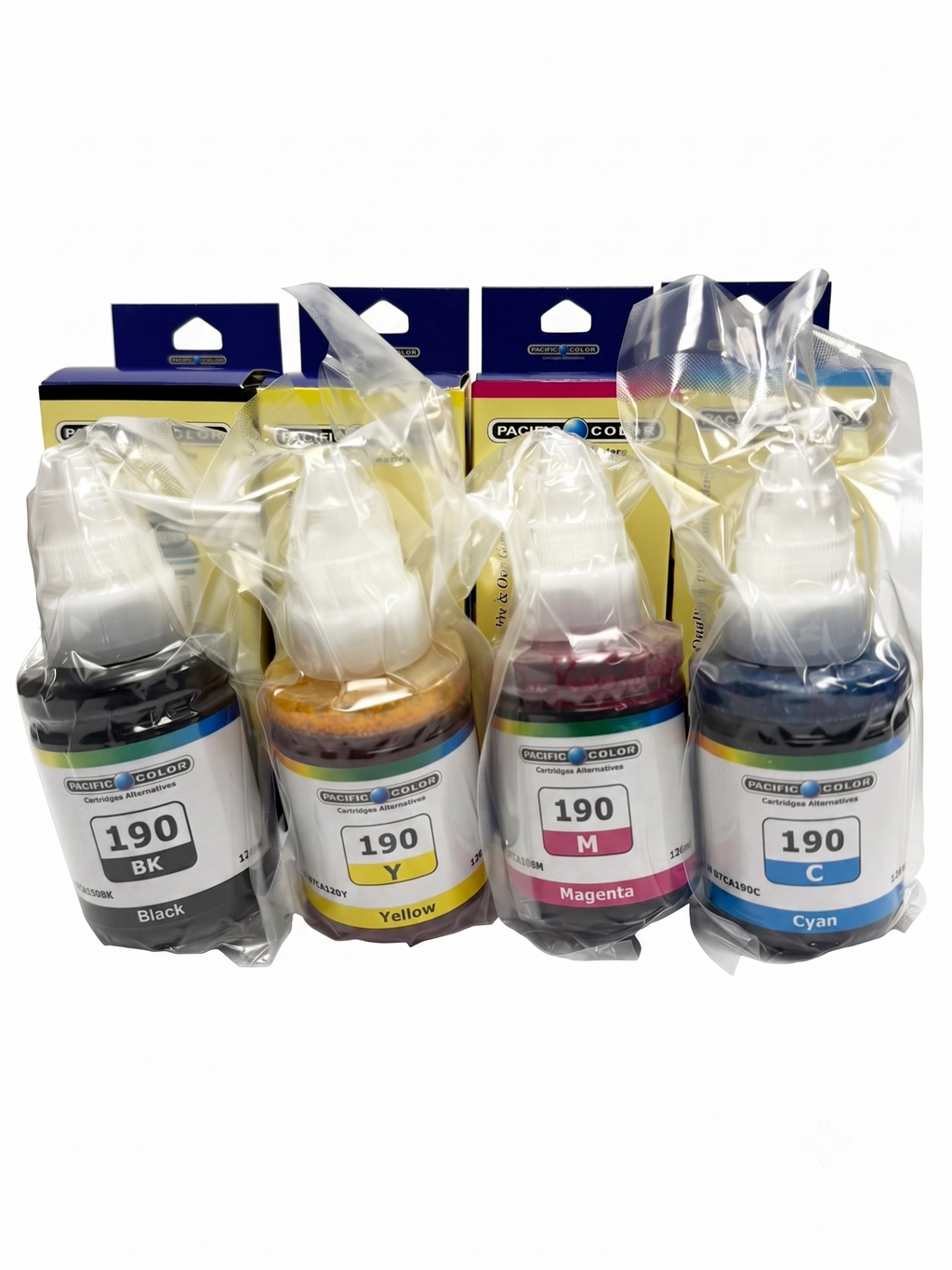 Pack x4 Tintas Alternativo Canon GI190 Premium