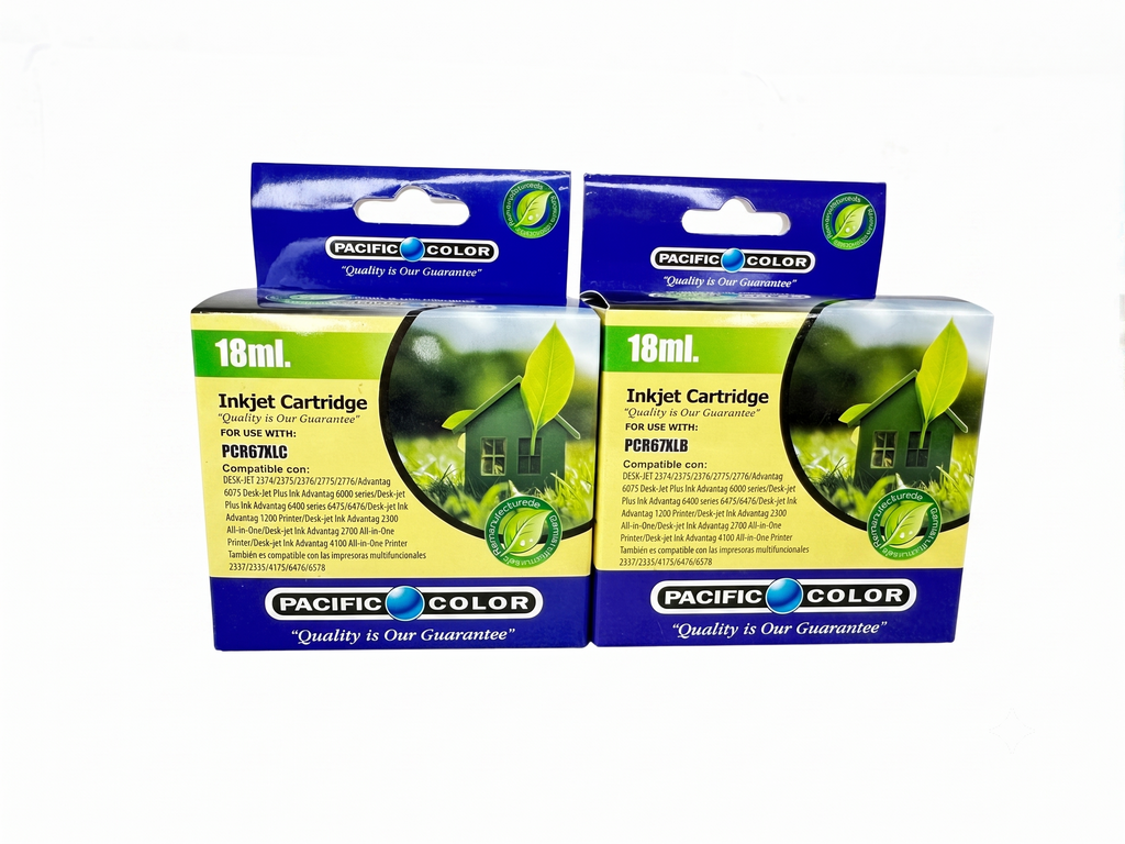 Pack x2 Cartuchos Alternativos HP 667XL TRICOLOR Y BK  36ML