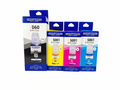 Pack x4 Tintas Alternativas Para Brother D60/5001  256ml