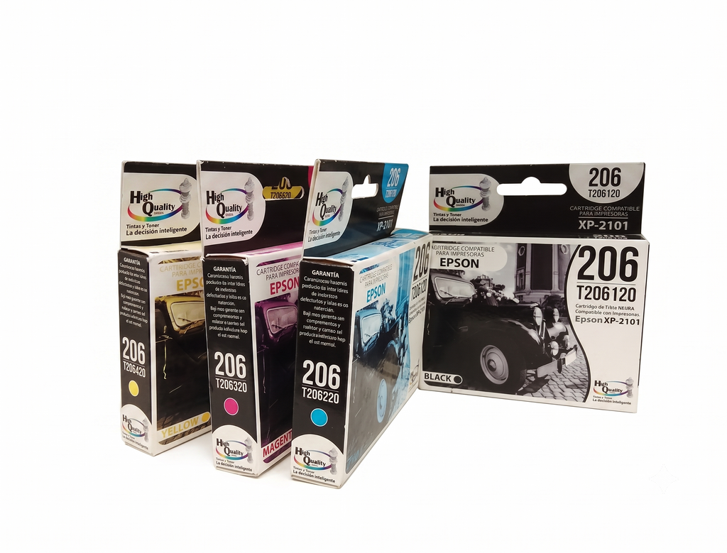 Cartuchos Alternativos 206/207 Para impresora Epson Xp-2101