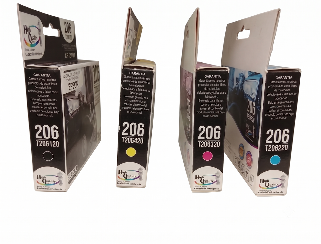 Cartuchos Alternativos 206/207 Para impresora Epson Xp-2101