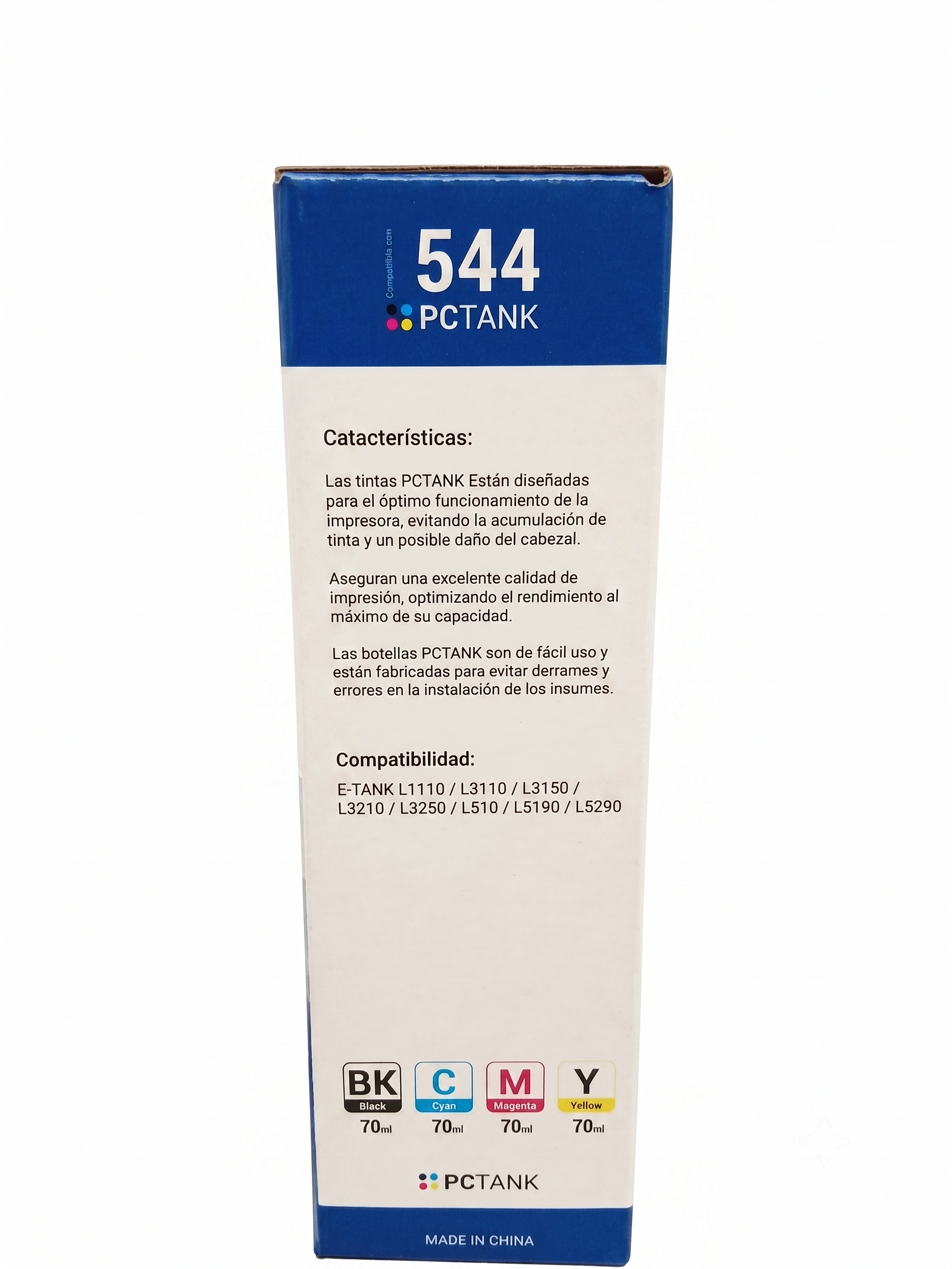 Tintas Alternativas T544 Para modelos L3210-L3250-L1250 -L5190