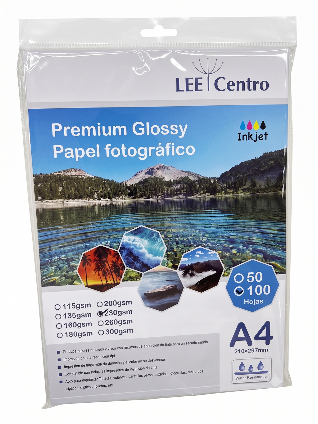Papel Fotográfico de 230gms A4/100H   Torontograf