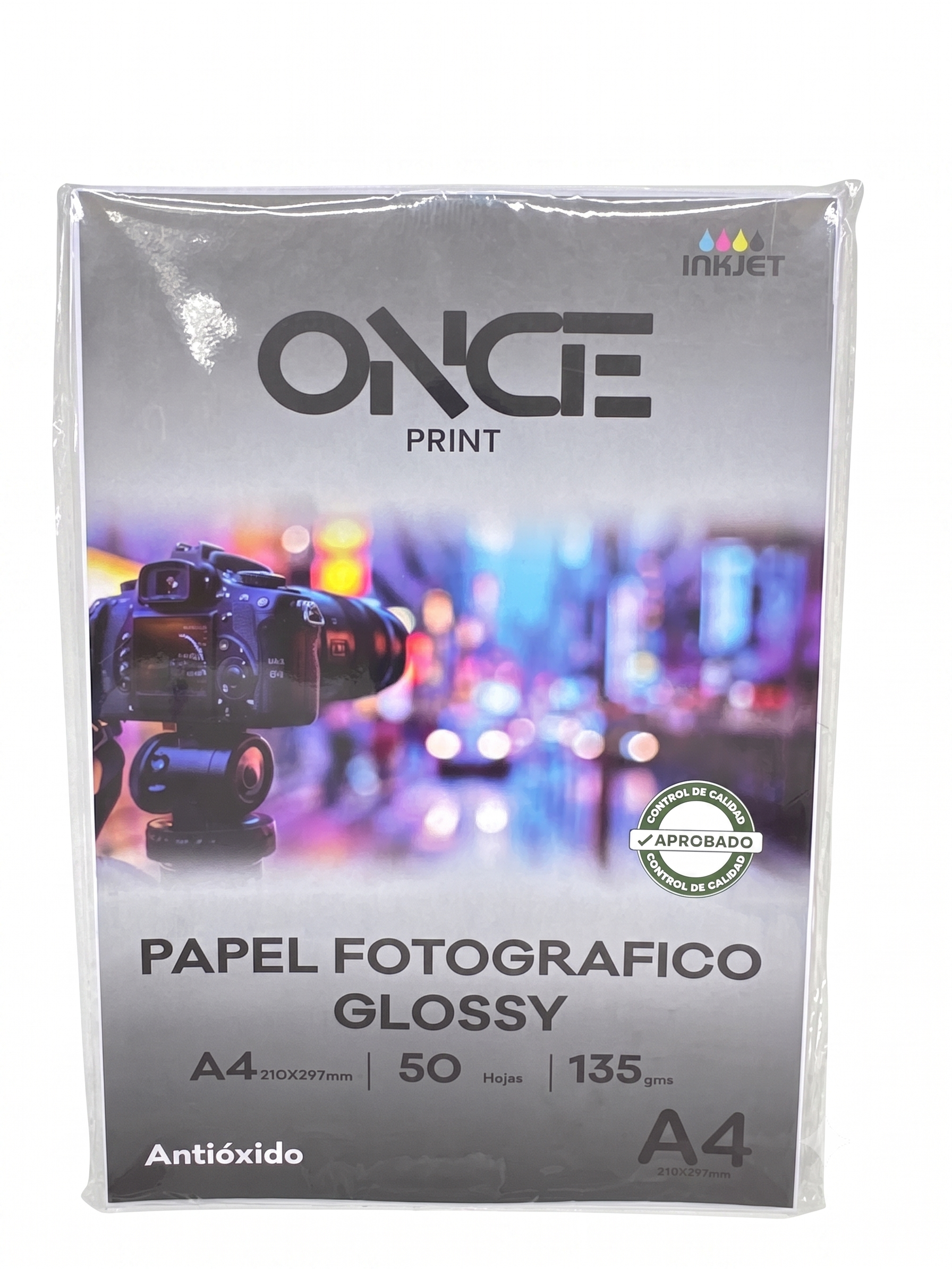 Papel Fotográfico de 135gms  A4/50H Torontograf