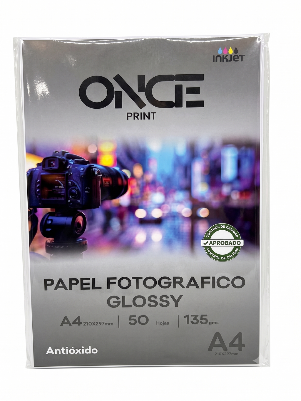 Papel Fotográfico de 135gms  A4/50H Torontograf